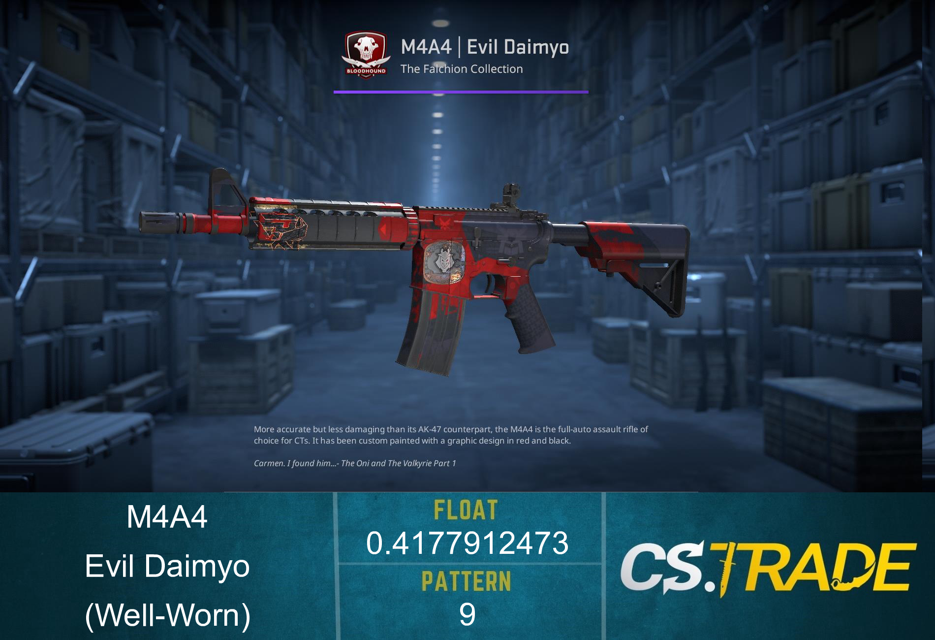 M4A4 | Evil Daimyo (Well-Worn)
