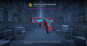 Glock-18 | Water Elemental (Factory New) Screenshot