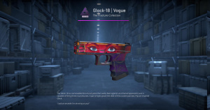 Glock-18 | Vogue (Battle-Scarred) Screenshot