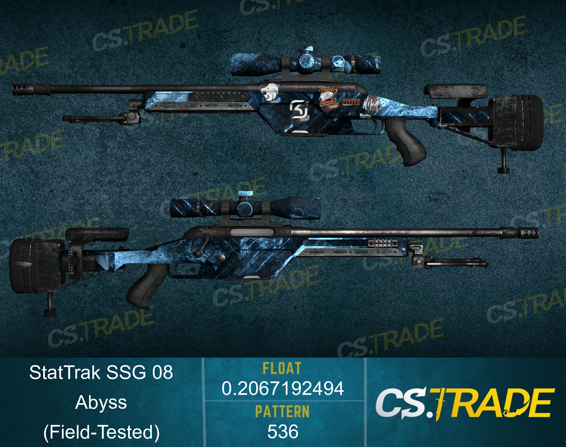 SSG 08 | Abyss (Field-Tested) Screenshot