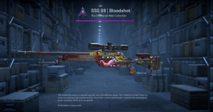 SSG 08 | Bloodshot (Well-Worn) Screenshot