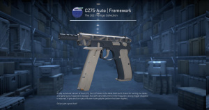 CZ75-Auto | Framework (Factory New) Screenshot