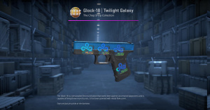 Glock-18 | Twilight Galaxy (Factory New) Screenshot