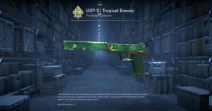 USP-S | Tropical Breeze (Factory New) Screenshot