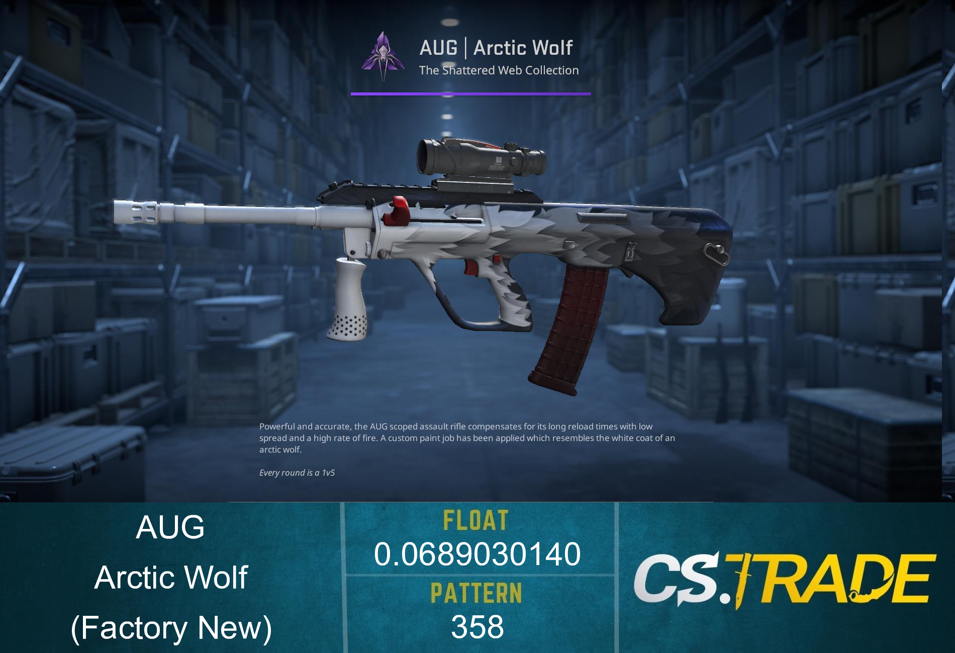 AUG | Arctic Wolf (Factory New) Screenshot