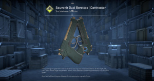 Souvenir Dual Berettas | Contractor (Field-Tested) Screenshot