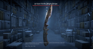 ★ Kukri Knife | Night Stripe (Battle-Scarred) Screenshot