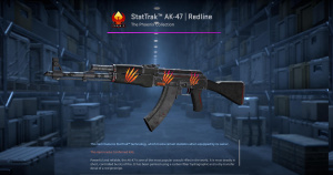 StatTrak™ AK-47 | Redline (Battle-Scarred) Screenshot