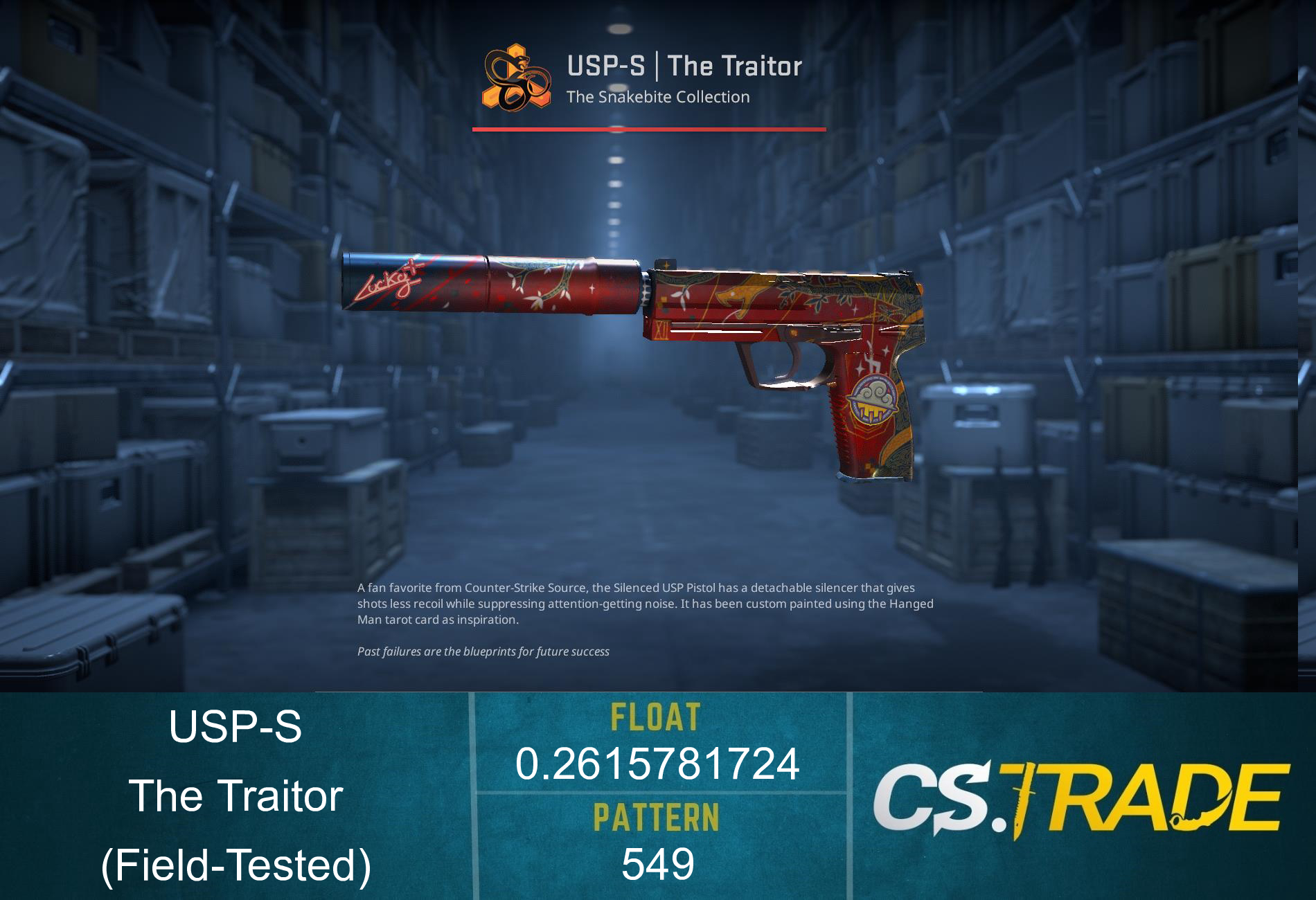 StatTrak™ USP-S | The Traitor (Field-Tested) Screenshot