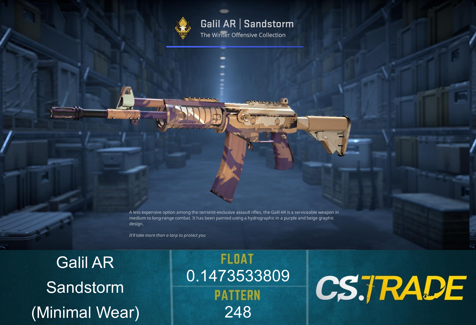 Galil AR | Sandstorm (Minimal Wear) Screenshot