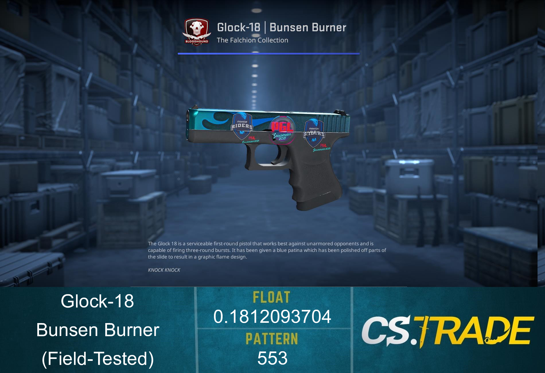 Glock-18 | Bunsen Burner (Field-Tested) Screenshot