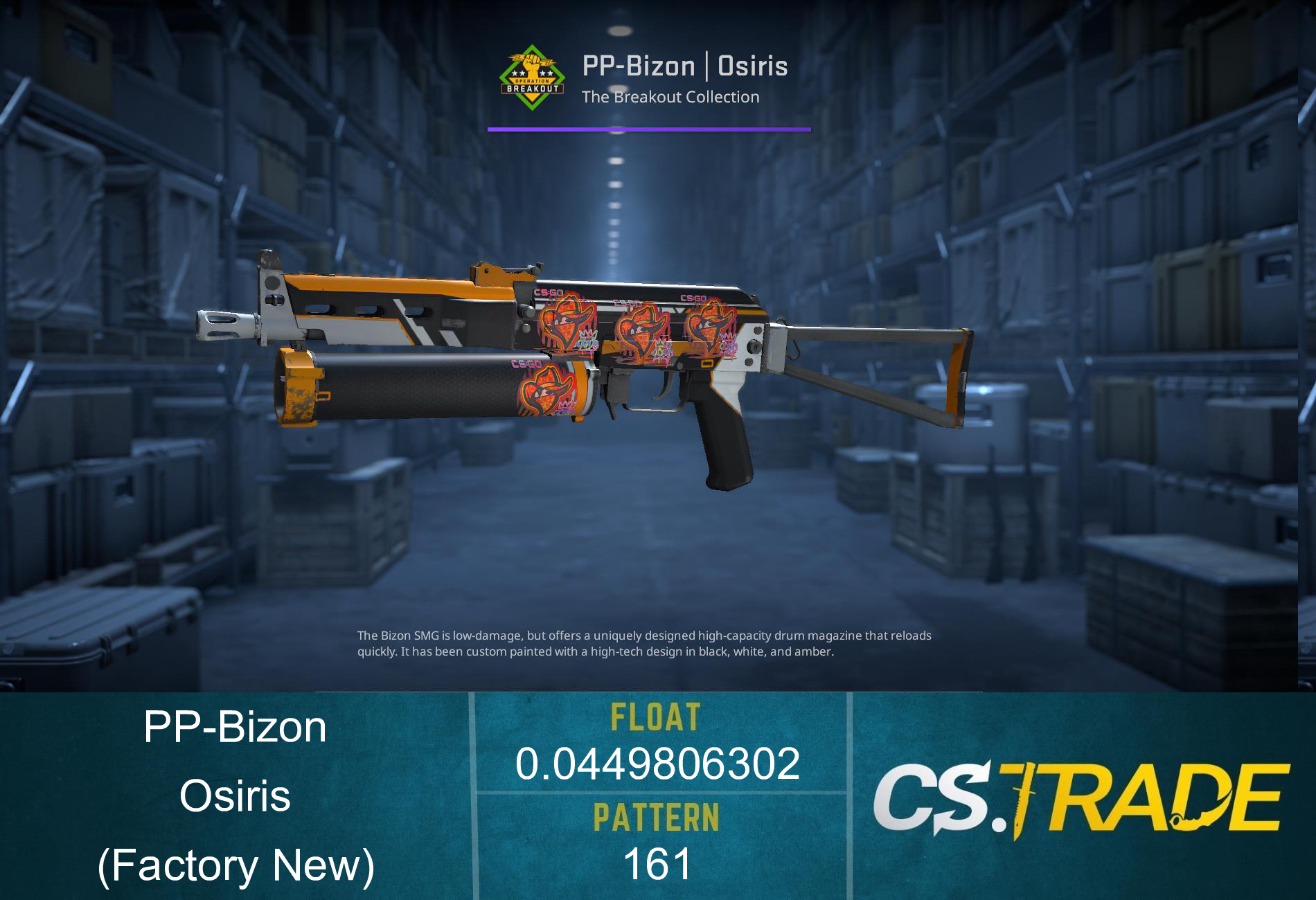 PP-Bizon | Osiris (Factory New) Screenshot