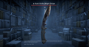 ★ Kukri Knife | Night Stripe (Battle-Scarred) Screenshot