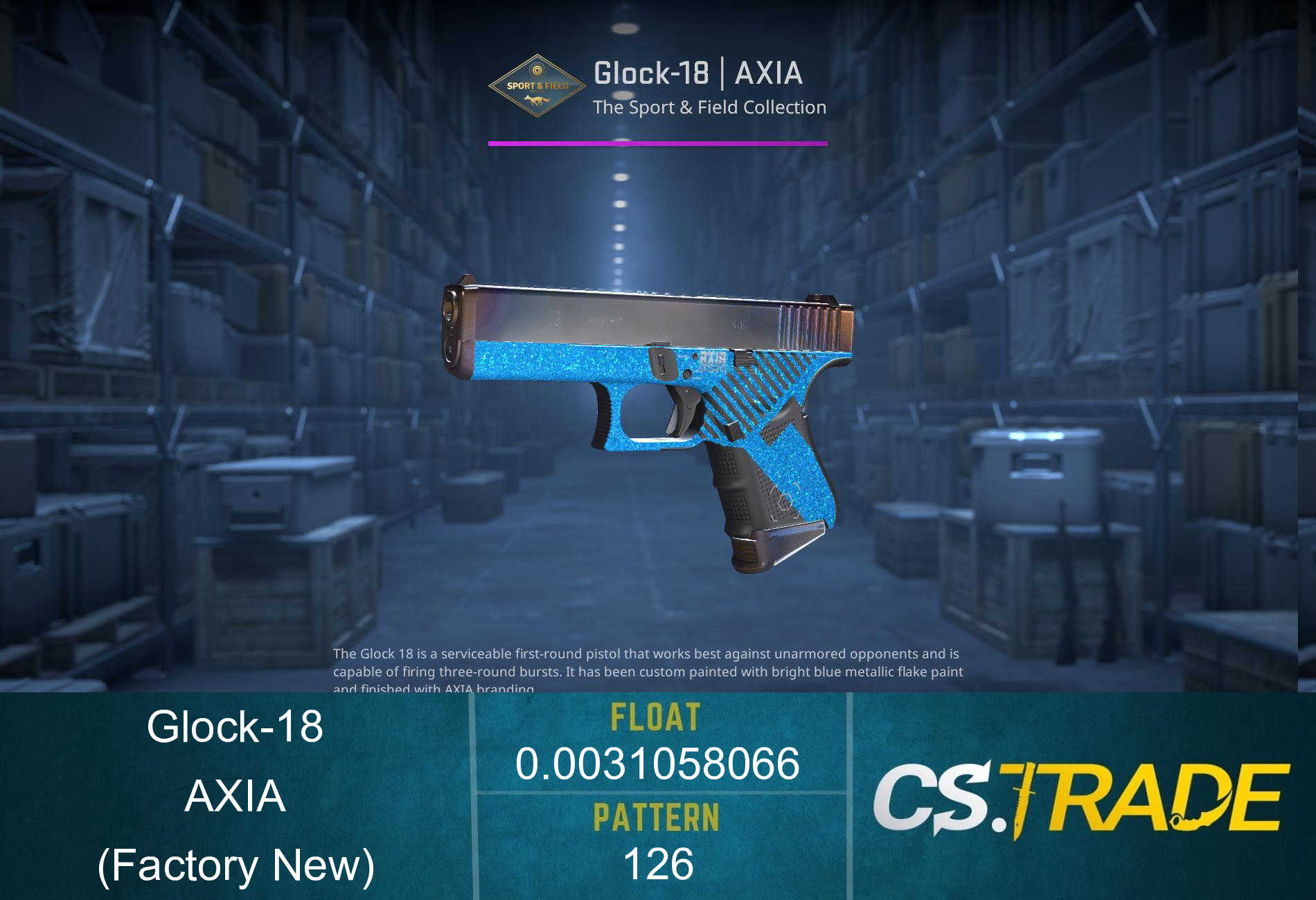 Glock-18 | AXIA (Factory New) Screenshot