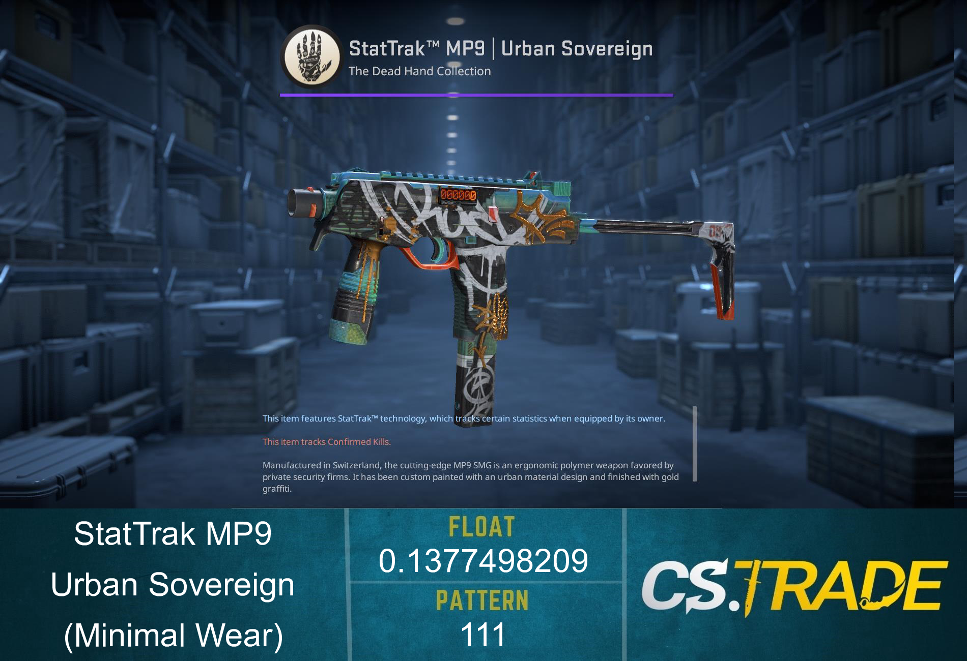 MP9 | Urban Sovereign (Factory New) Screenshot