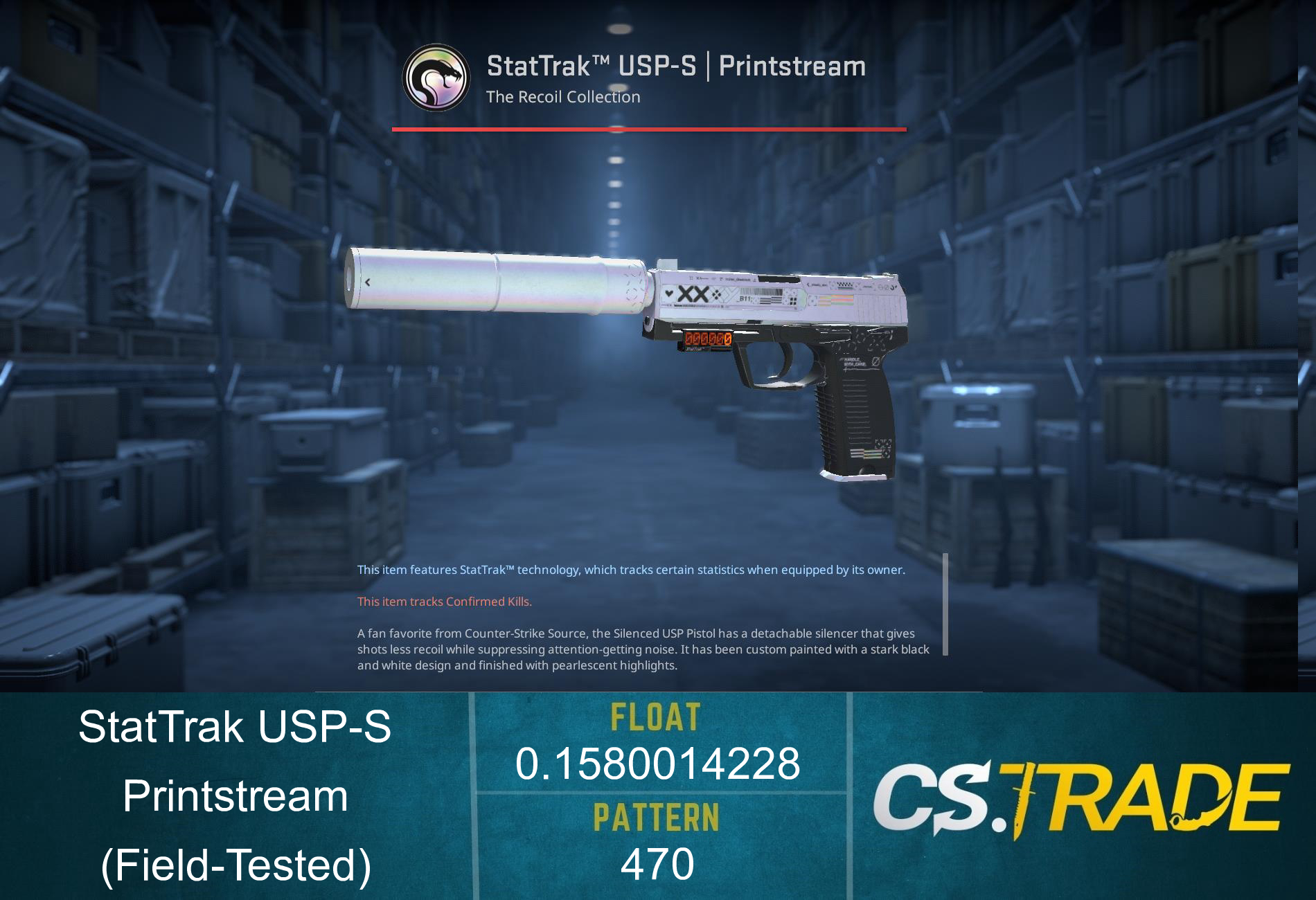 USP-S | Printstream (Field-Tested) Screenshot