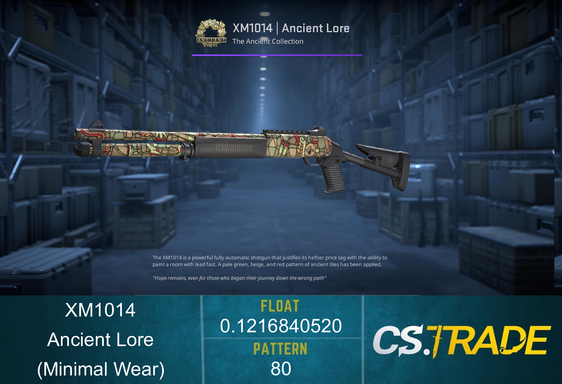 XM1014 | Ancient Lore (Factory New) Screenshot