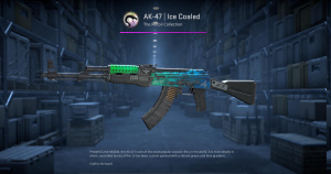 AK-47 | Ice Coaled (Battle-Scarred) Screenshot