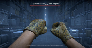 ★ Driver Gloves | Queen Jaguar (Well-Worn) Screenshot