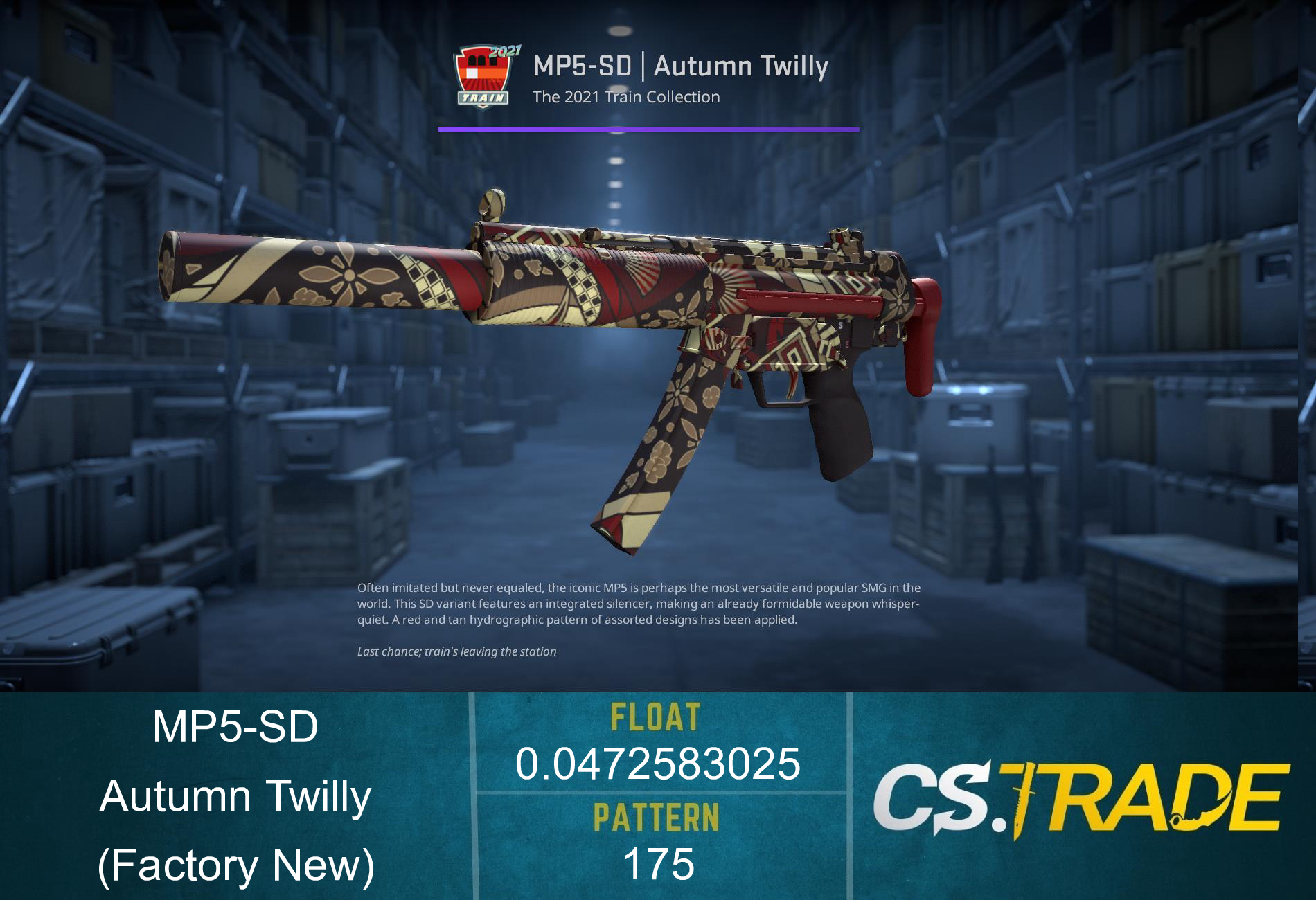 MP5-SD | Autumn Twilly (Factory New)