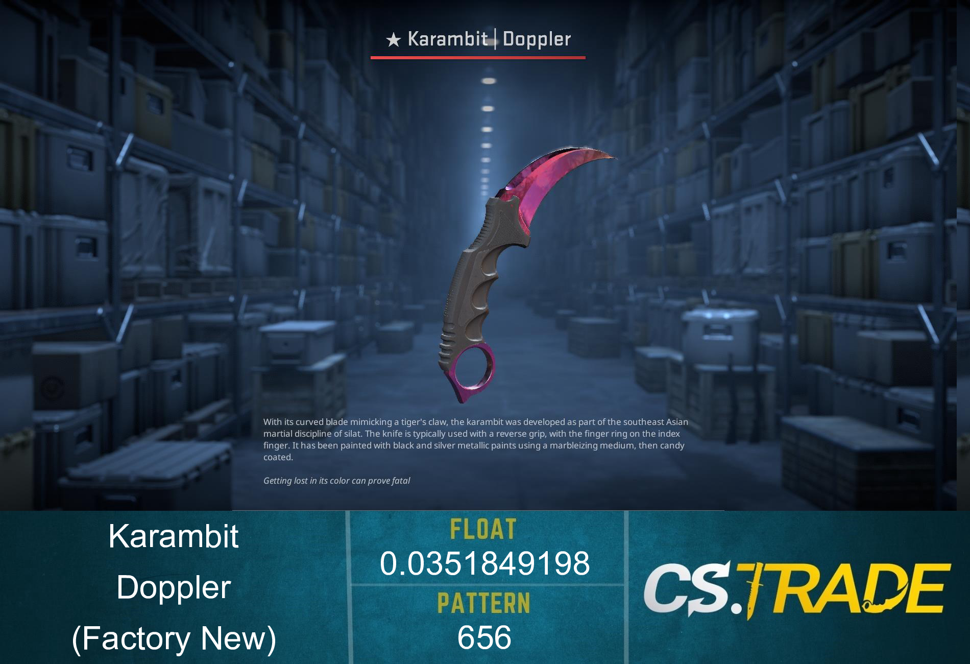 ★ Karambit | Doppler Phase 2 (Factory New) Screenshot