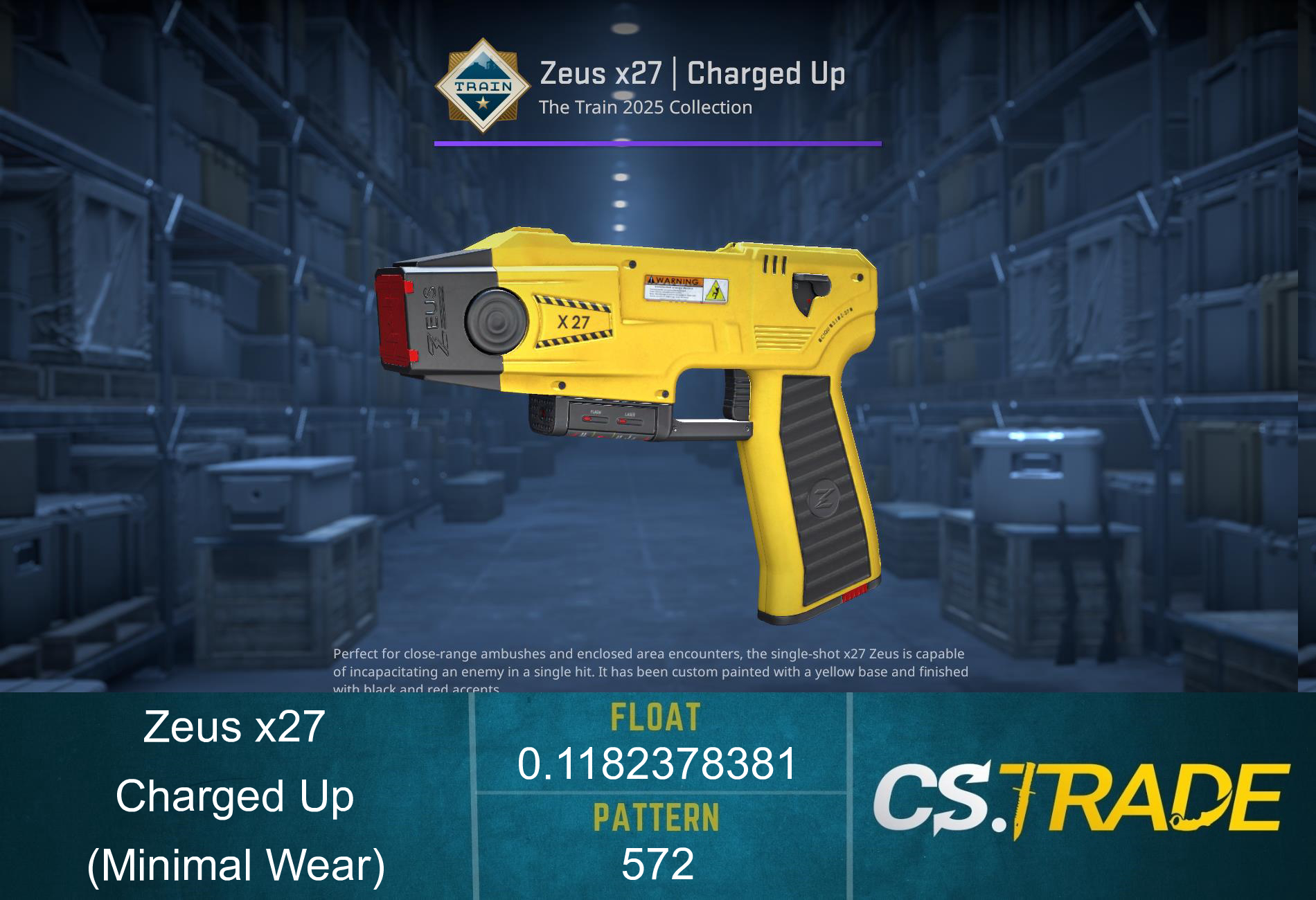 Souvenir Zeus x27 | Charged Up (Minimal Wear) Screenshot