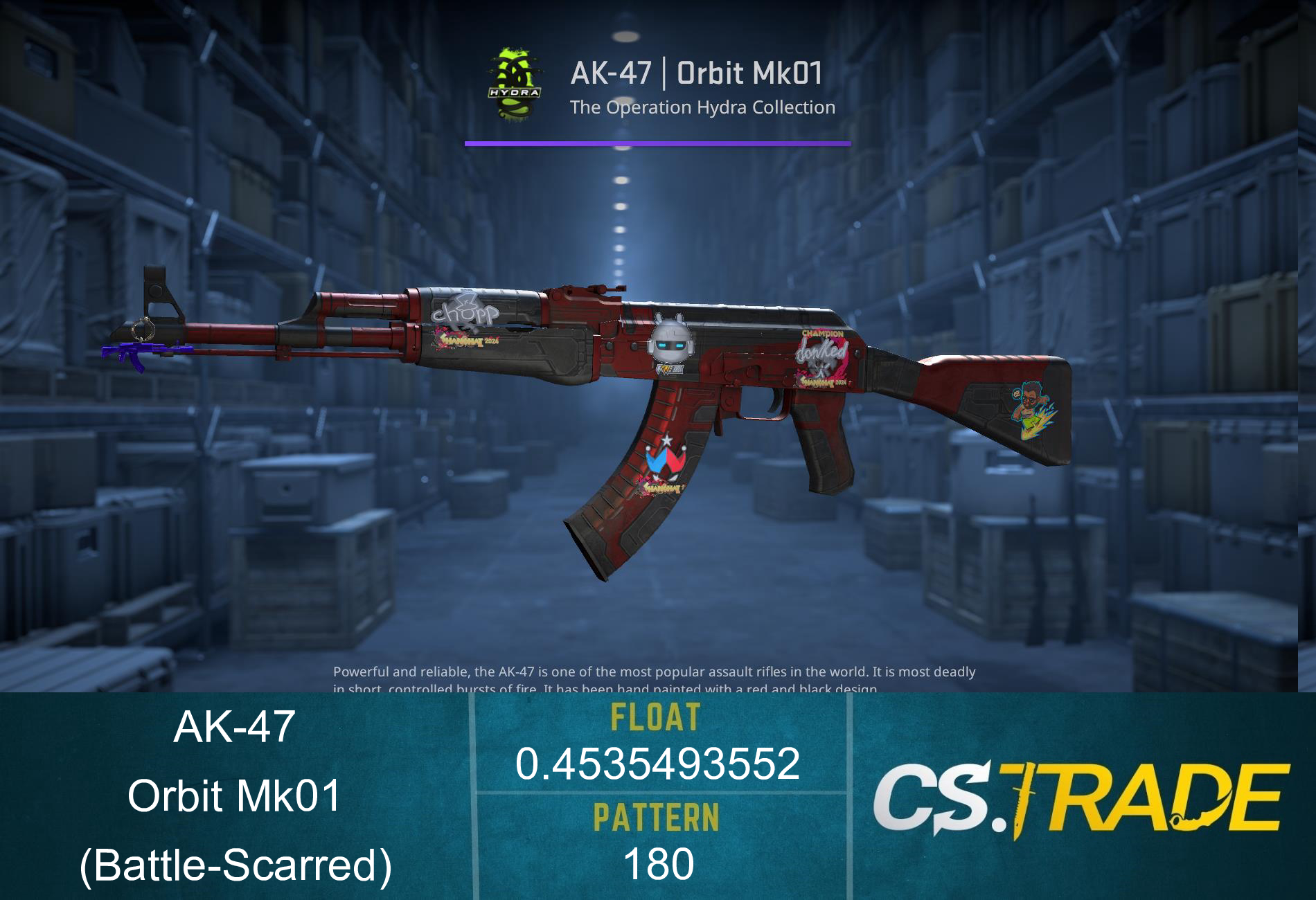 AK-47 | Orbit Mk01 (Battle-Scarred) Screenshot