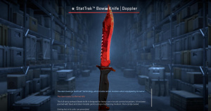 ★ StatTrak™ Bowie Knife | Doppler Ruby (Factory New) Screenshot