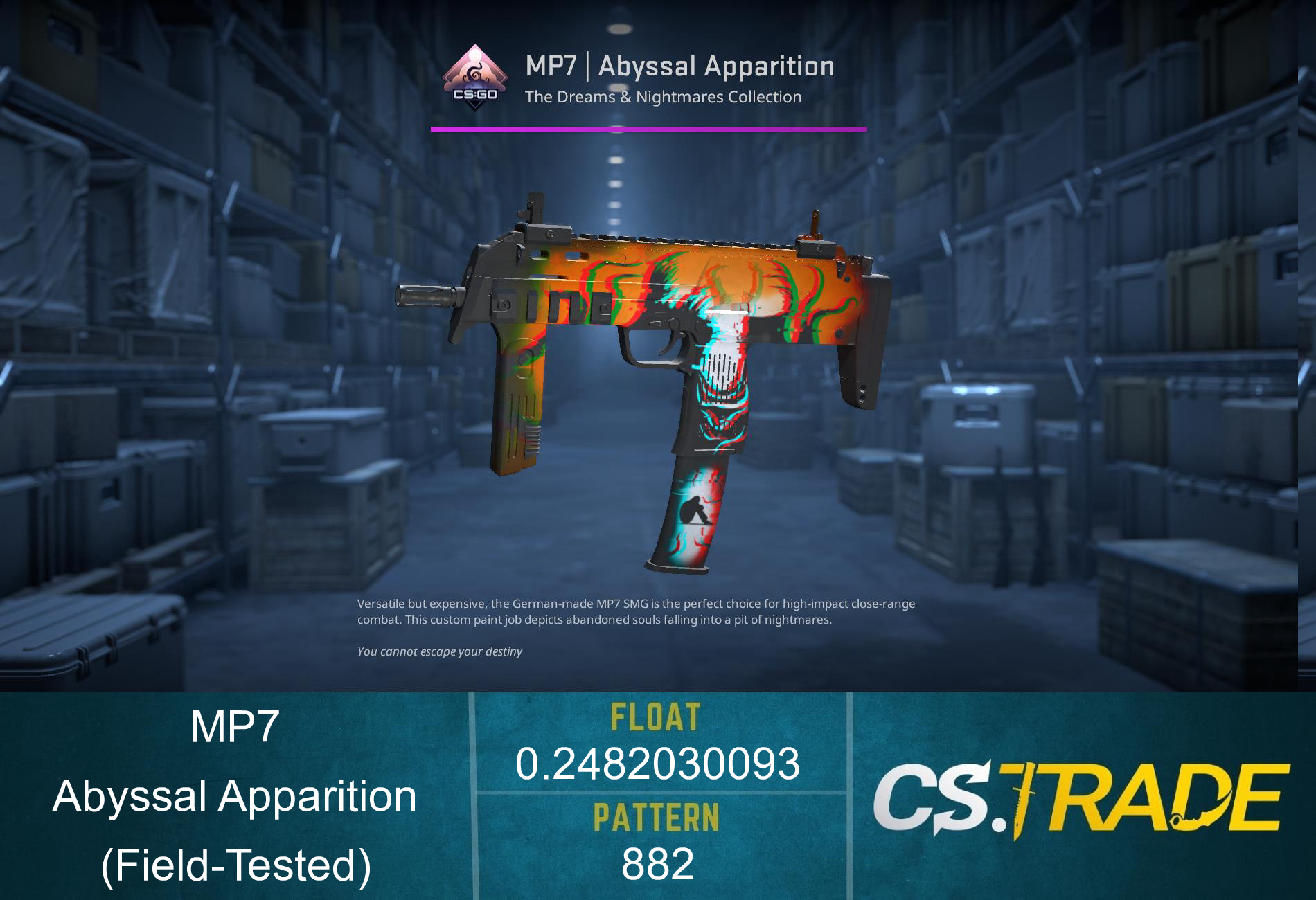 MP7 | Abyssal Apparition (Field-Tested) Screenshot