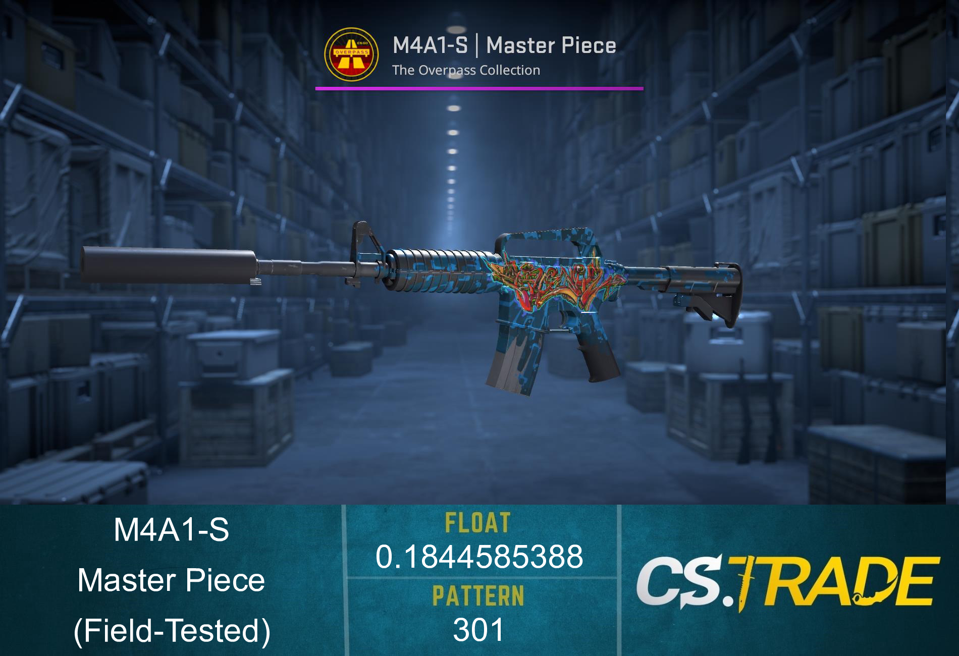 Souvenir M4A1-S | Master Piece (Field-Tested) Screenshot