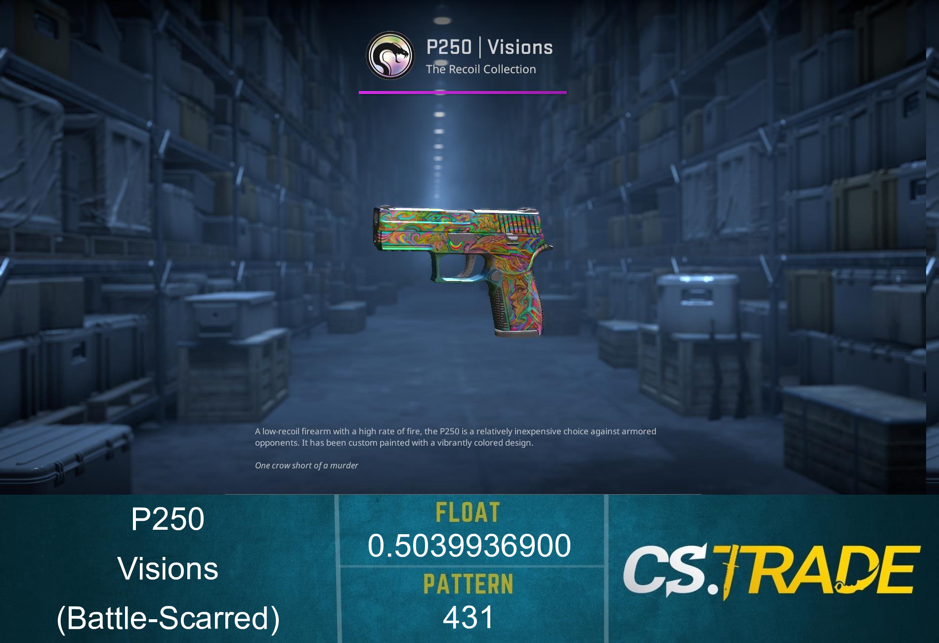 P250 | Visions (Battle-Scarred) Screenshot