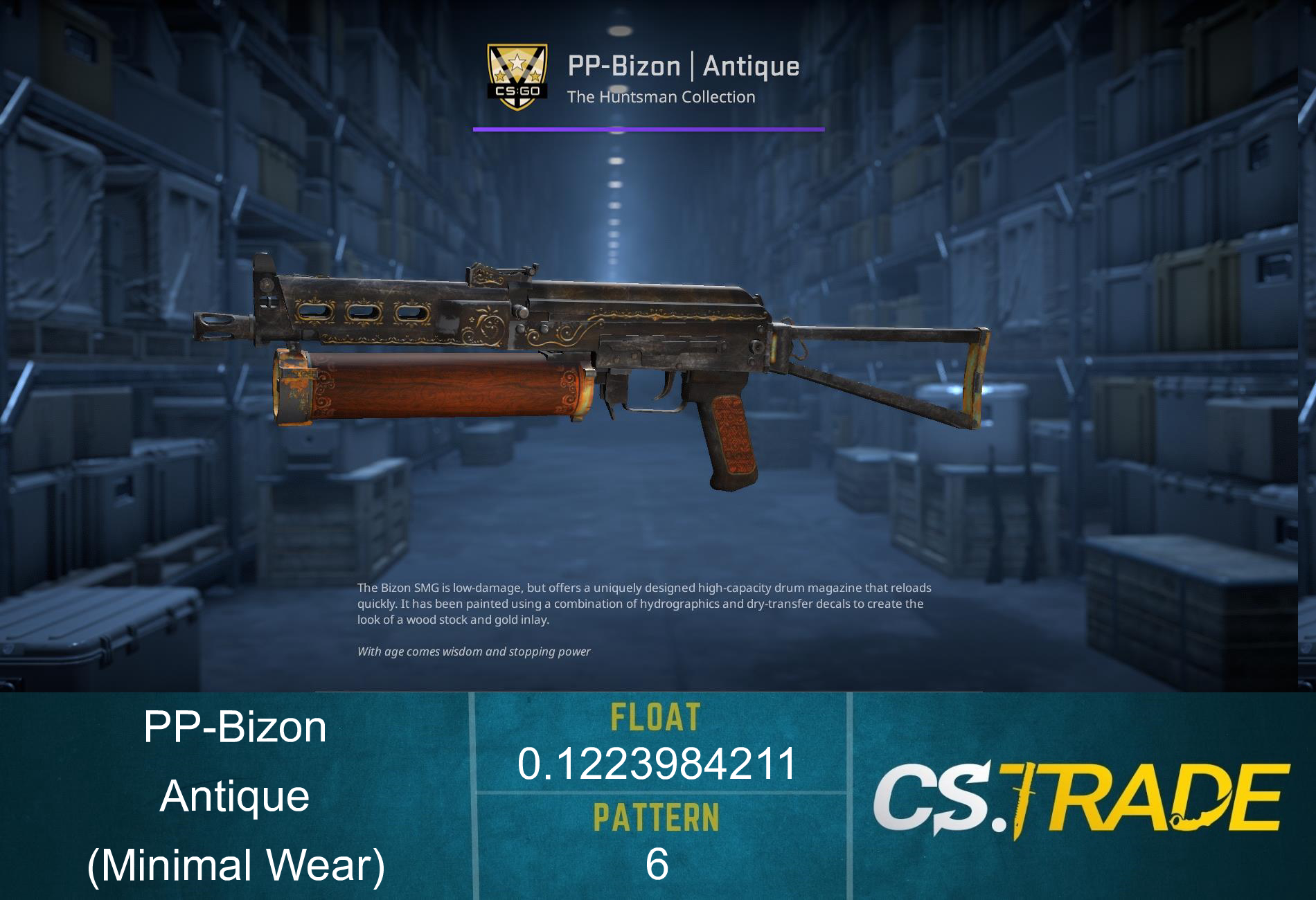 PP-Bizon | Antique (Minimal Wear)