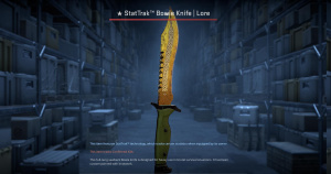 ★ StatTrak™ Bowie Knife | Lore (Battle-Scarred) Screenshot