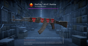 StatTrak™ AK-47 | Redline (Battle-Scarred) Screenshot