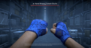 ★ Hand Wraps | Cobalt Skulls (Field-Tested) Screenshot
