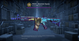 M4A4 | Desolate Space (Minimal Wear) Screenshot