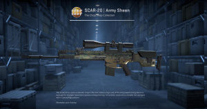 SCAR-20 | Army Sheen (Minimal Wear) Screenshot