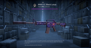 M4A1-S | Black Lotus (Battle-Scarred) Screenshot