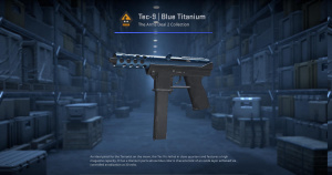 Tec-9 | Blue Titanium (Factory New) Screenshot