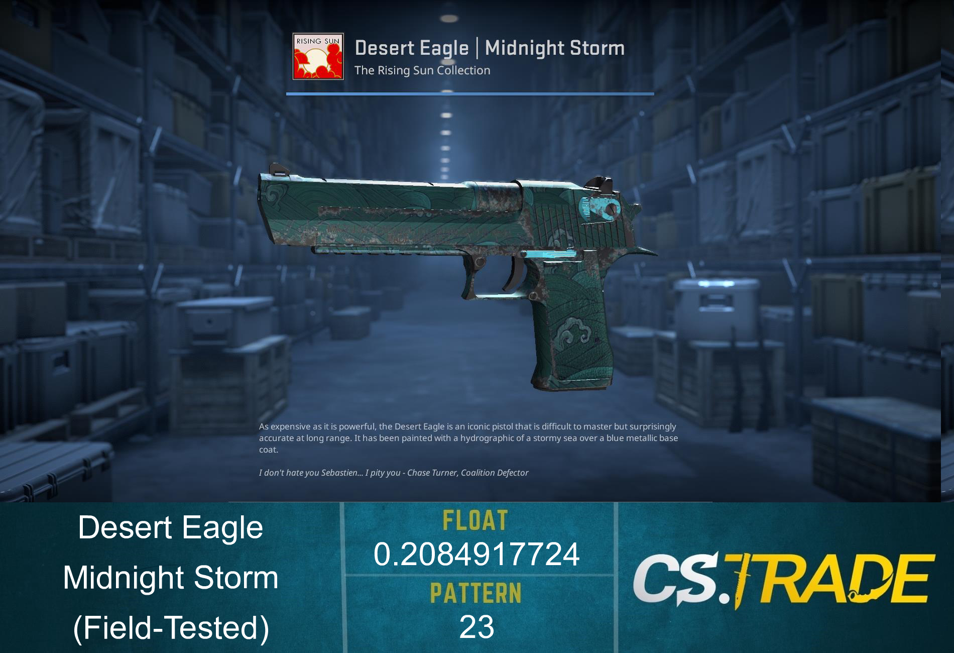 Desert Eagle | Midnight Storm (Factory New) Screenshot