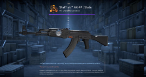 StatTrak™ AK-47 | Slate (Battle-Scarred) Screenshot