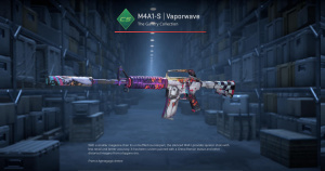 M4A1-S | Vaporwave (Field-Tested) Screenshot