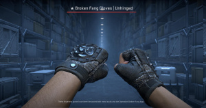 ★ Broken Fang Gloves | Unhinged (Battle-Scarred) Screenshot