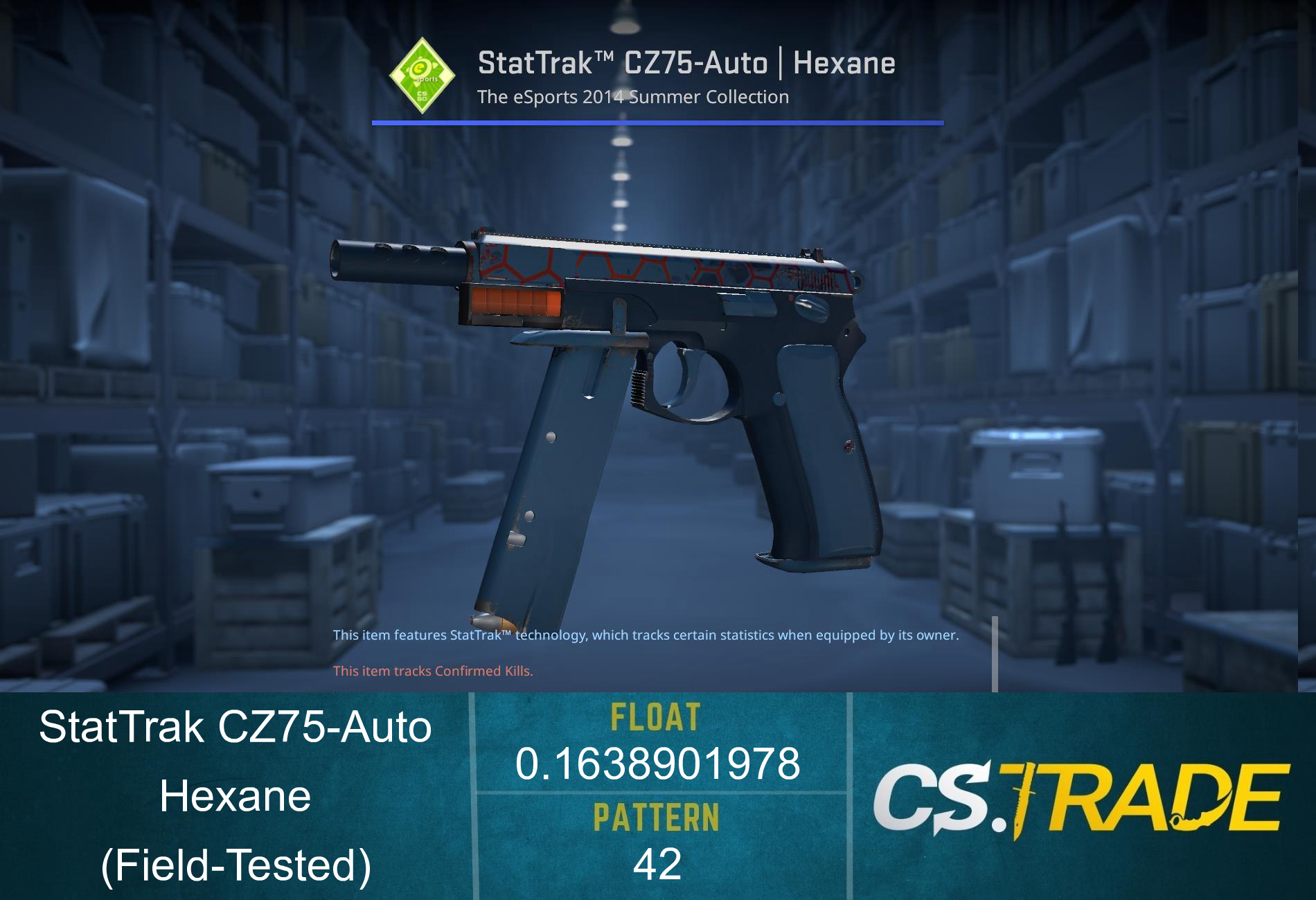 CZ75-Auto | Hexane (Field-Tested) Screenshot