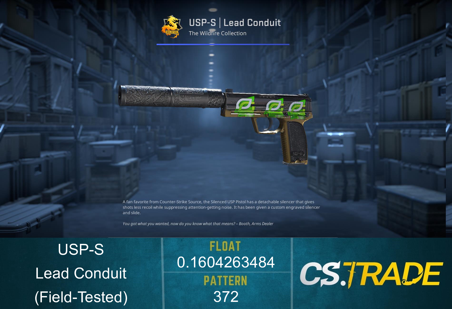 StatTrak™ USP-S | Lead Conduit (Field-Tested) Screenshot