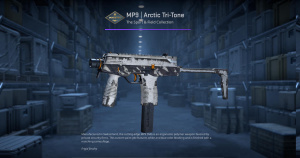 MP9 | Arctic Tri-Tone (Well-Worn) Screenshot