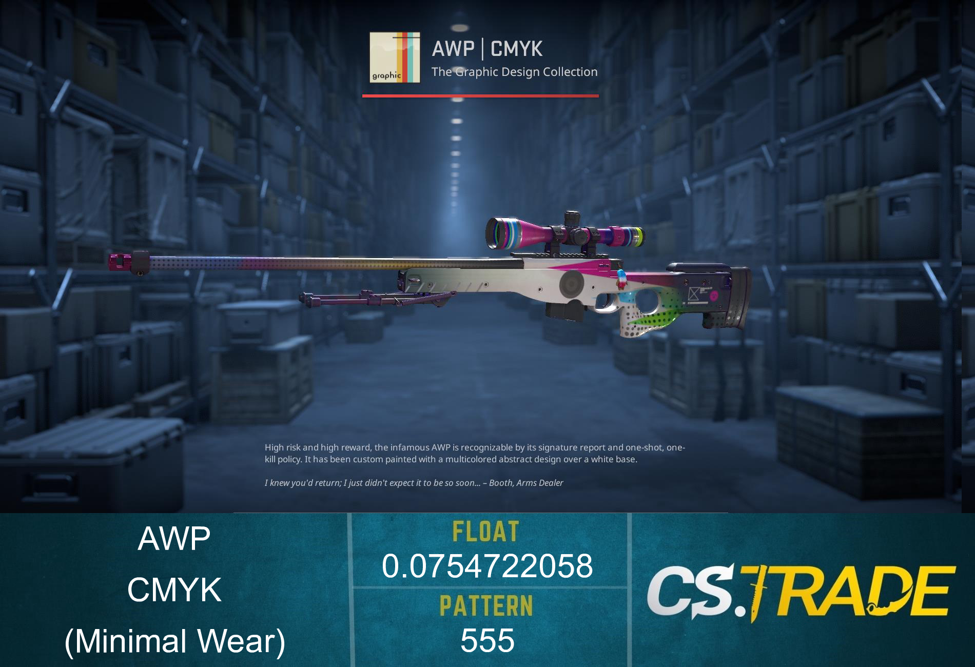 AWP | CMYK (Minimal Wear) Screenshot