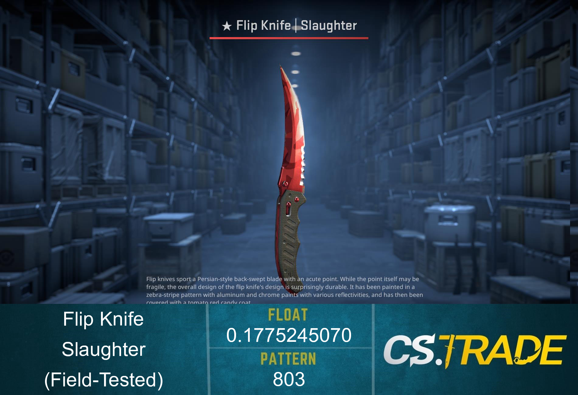 ★ Flip Knife | Slaughter (Field-Tested) Screenshot