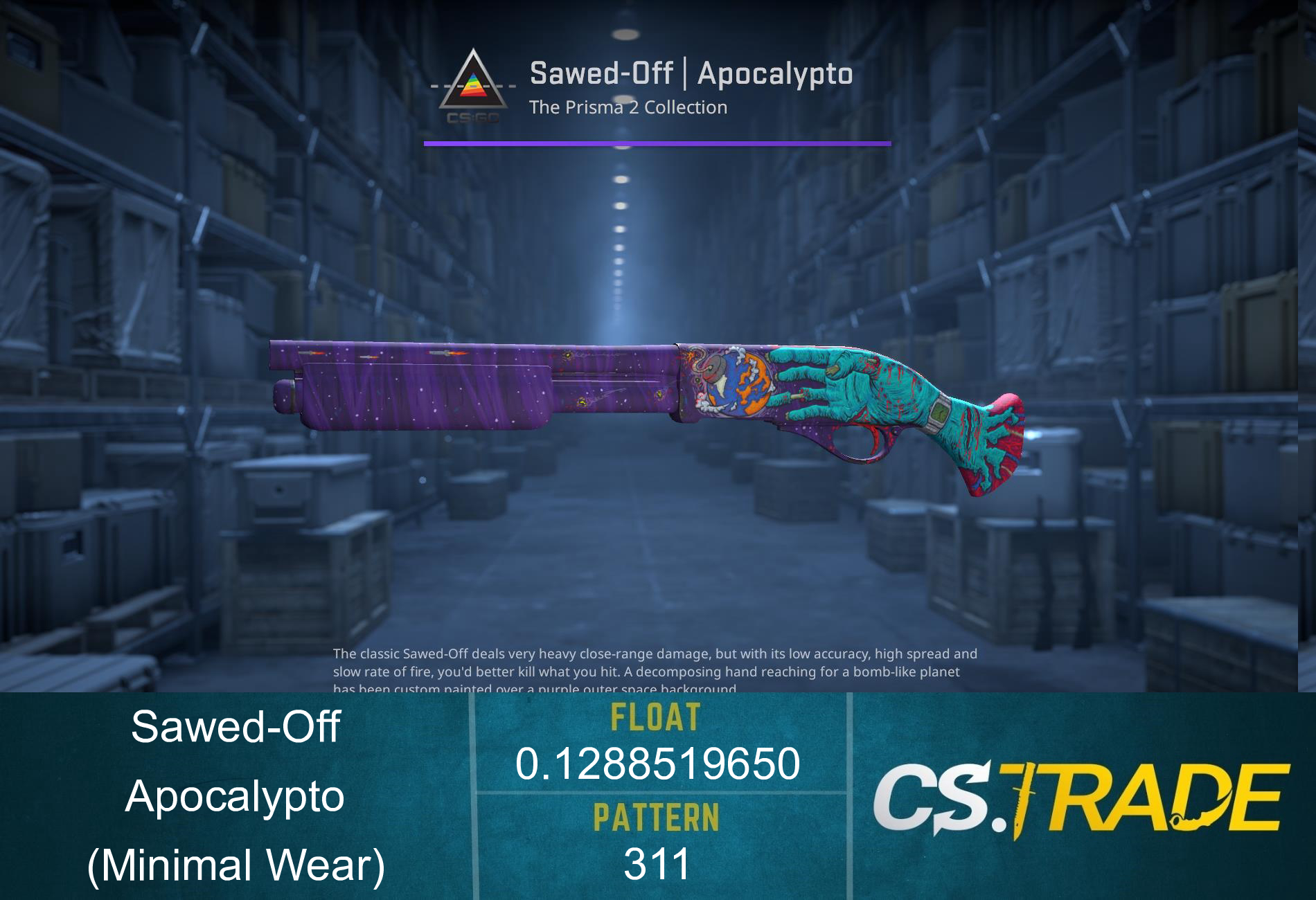 Sawed-Off | Apocalypto (Minimal Wear) Screenshot