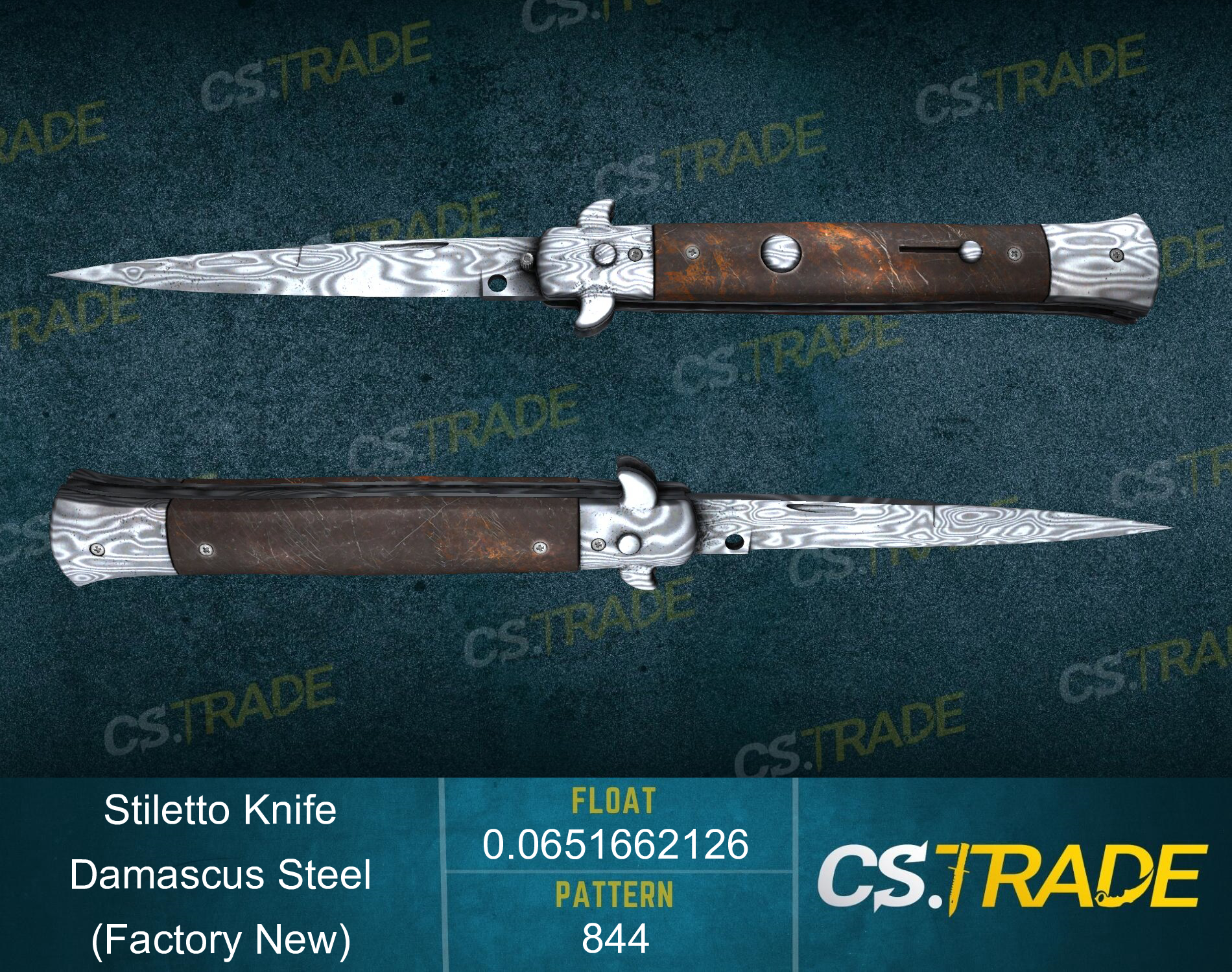 ☆ Talon Knife  Damascus Steel — skin on CS:GO/CS2 Wiki by CS.MONEY